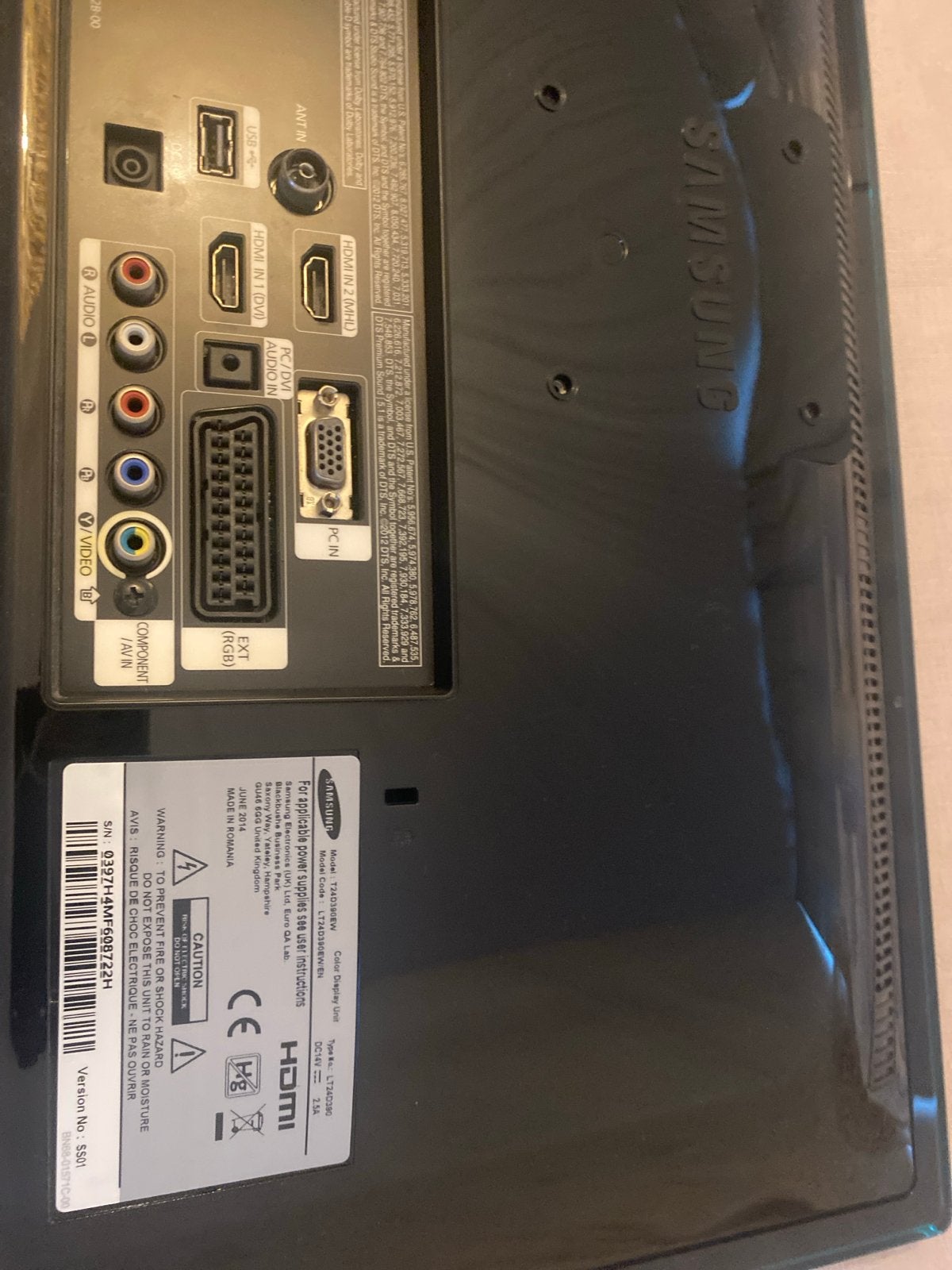 Samsung TV 22 inch - Full HD, Ophalen of Verzenden, Zo goed als nieuw, Samsung, 40 tot 60 cm