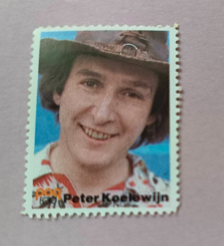 Popfoto zegel Peter Koelewijn, Verzamelen, Ophalen of Verzenden, Zo goed als nieuw, Foto of Kaart