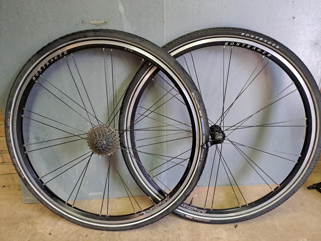 Bontrager Satelite Plus wielenset 28", Fietsen en Brommers, Fietsonderdelen, Ophalen of Verzenden