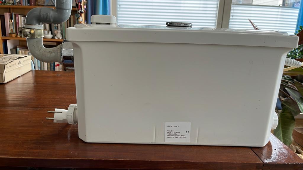 Sanibroyeur MODULA S - Vuilwaterpomp, Ophalen, 30 tot 80 cm, Overige typen, 60 tot 150 cm