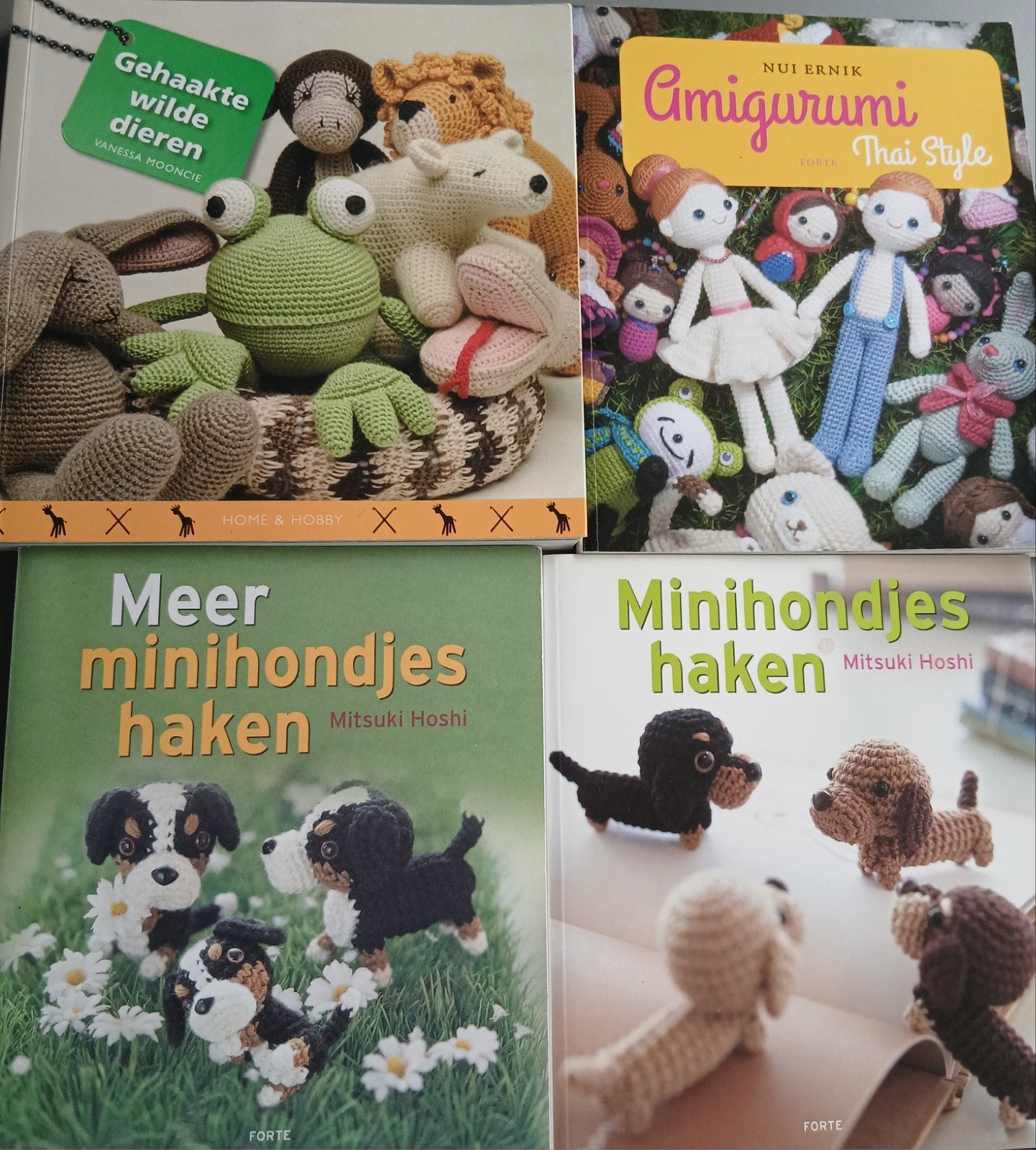 Haakboeken patronen 4 boeken in 1 koop of ruilen zie adv., Boeken, Ophalen of Verzenden, Breien en Haken