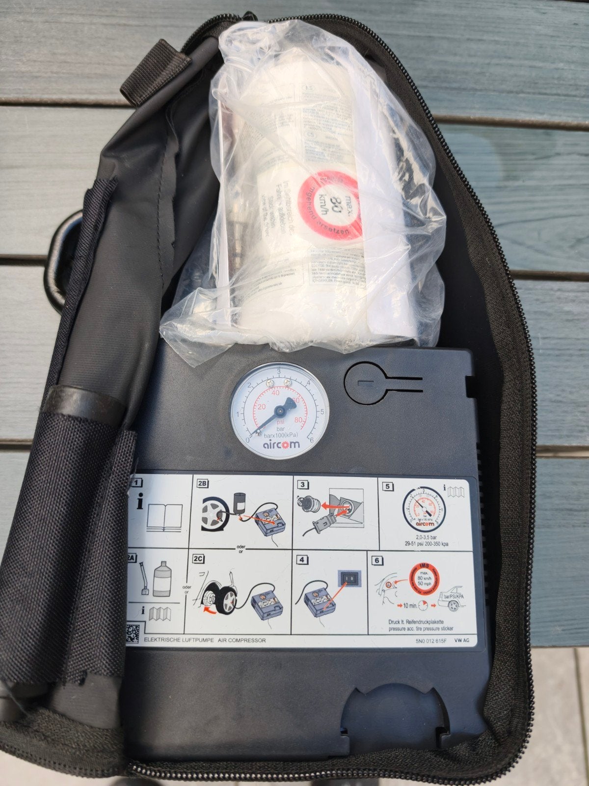 Bandreparatieset met compressor - VW, Audi, Skoda, Seat, Ophalen of Verzenden