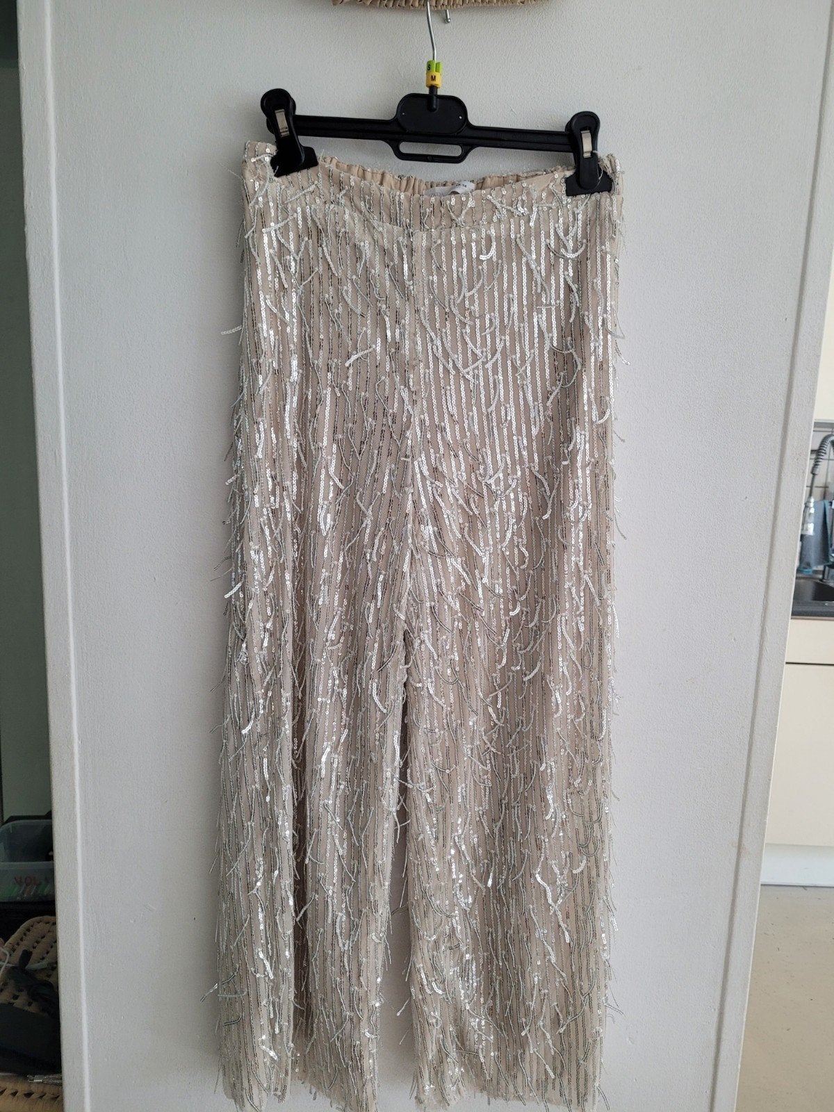 ZARA GLITTER BROEK PRACHTIG 158, Broek, Meisje, Ophalen of Verzenden, Zo goed als nieuw