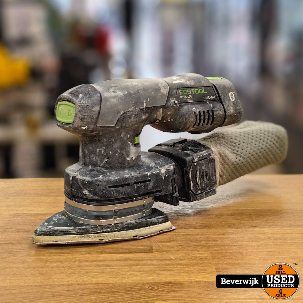 Festool DTSC 400 LI 3-Hoek Accu Schuurmachine - Prima!, Festool, Zo goed als nieuw, Support@festool.com, Festool GmbH, WertstraÃŸe 20, 
73240 Wendlingen
Germany