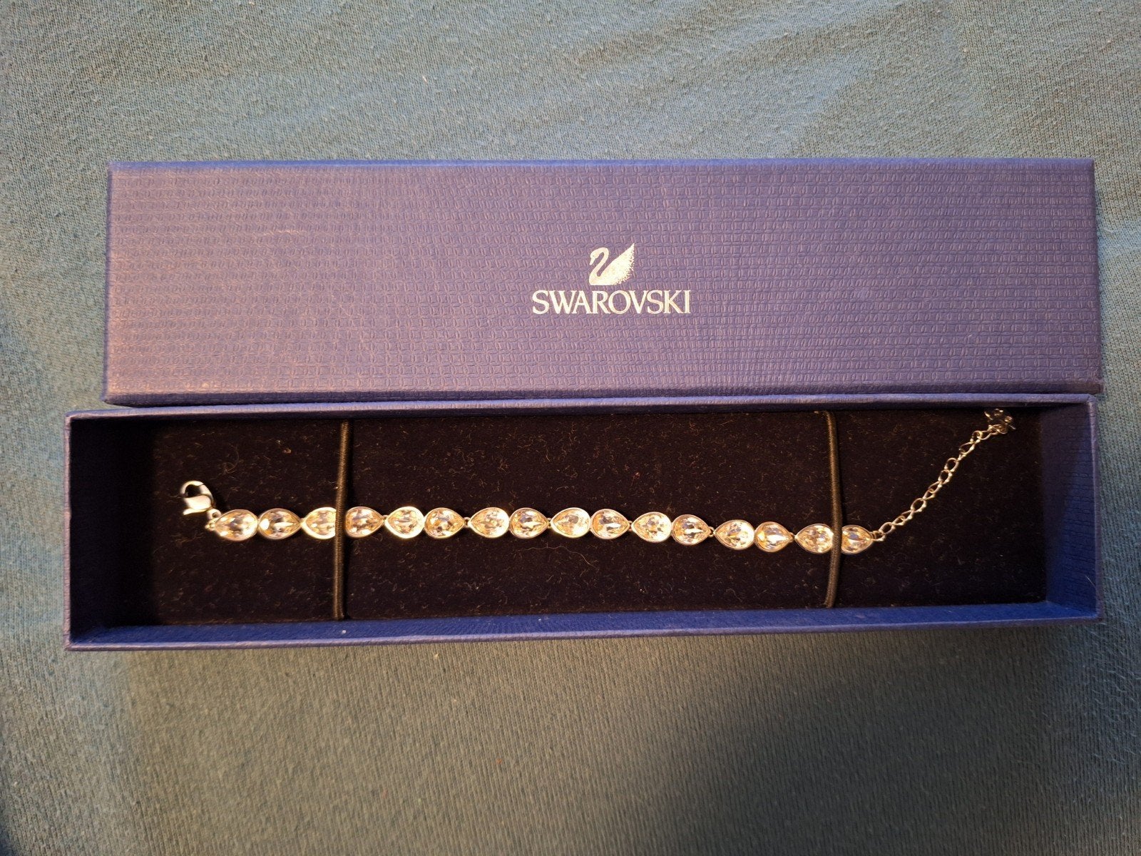 Swarovski Talesia zilveren armband, Met kristal, Ophalen of Verzenden, Zo goed als nieuw, Zilver