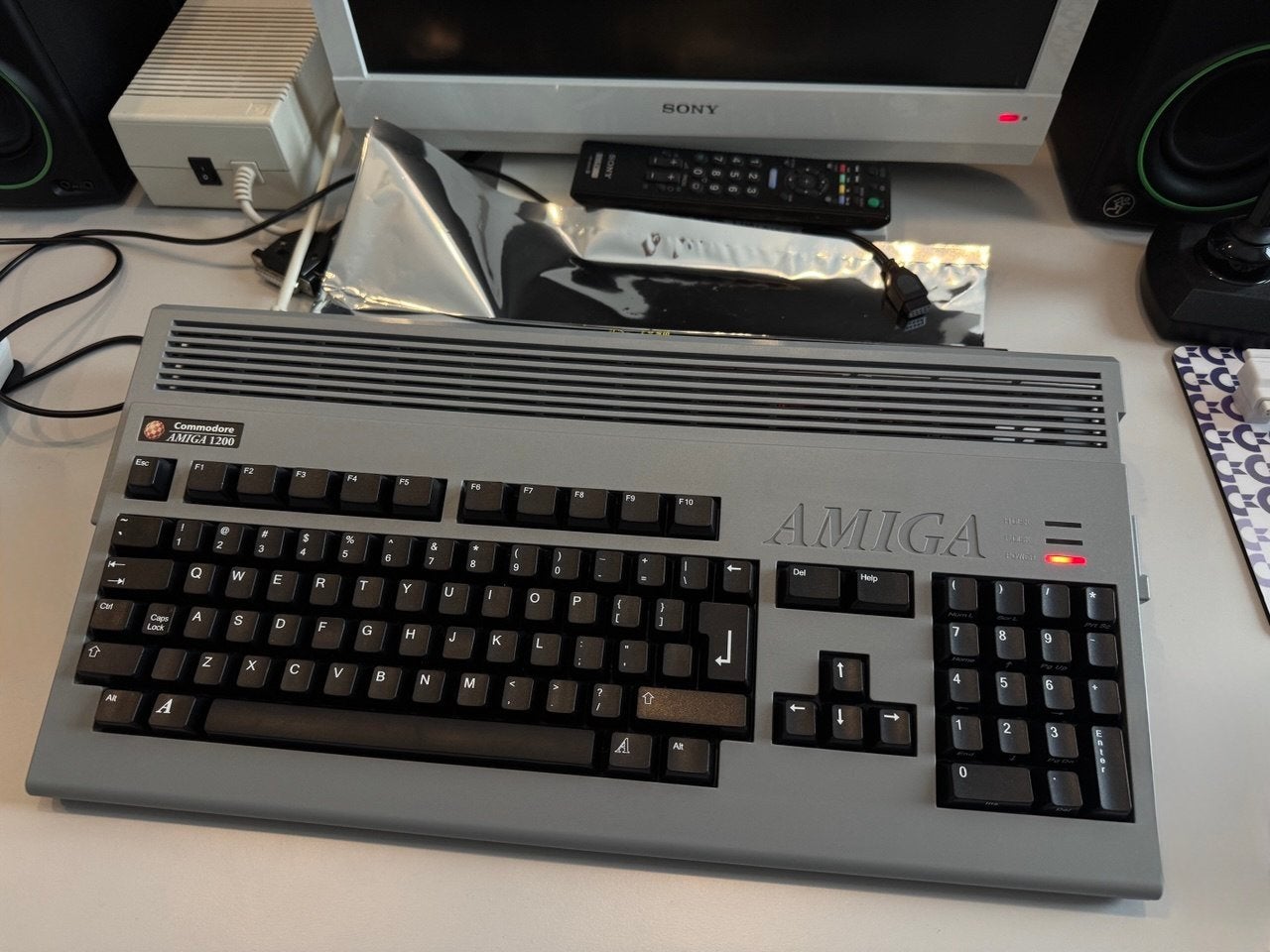 Amiga A1200 case & zwarte keycaps van A1200net, Ophalen of Verzenden