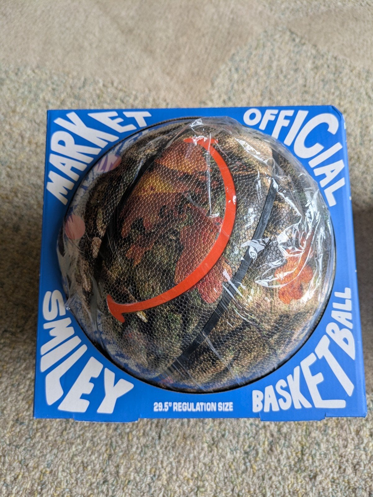 Market Smiley Official Basketbal - Nieuw in verpakking, Ophalen of Verzenden
