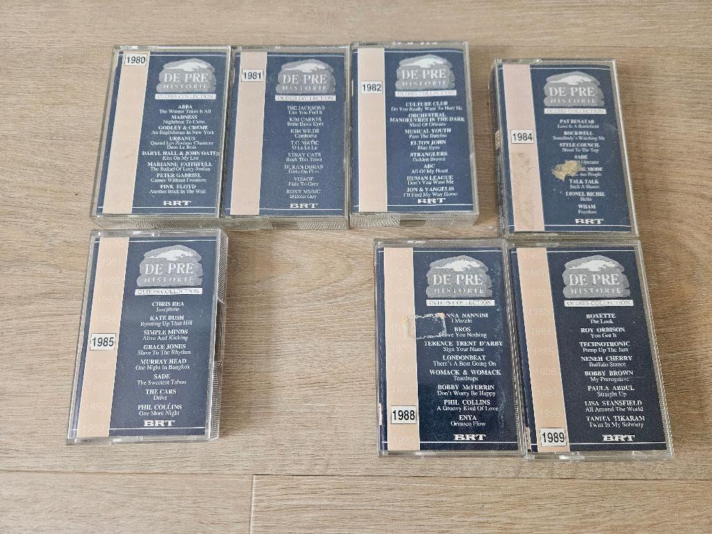 Oldies collection cassettes jaren 80, Ophalen of Verzenden, Gebruikt, Pop, 2 t/m 25 bandjes