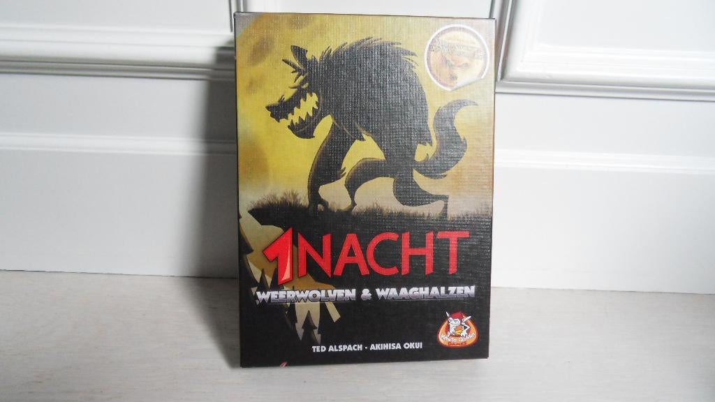 Spel : White Goblin : 1 Nacht : Weerwolven & waaghalzen, Ophalen of Verzenden, Gebruikt, White Goblin Games