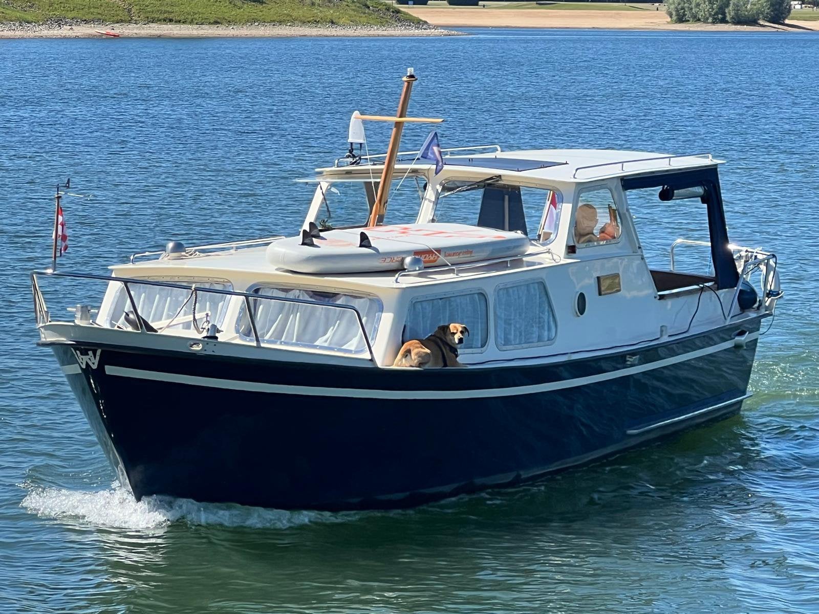 Mooie originele Hewi kruiser met boegschroef 9.5x3, Gebruikt, Diesel, Kruiser, Boegschroef
