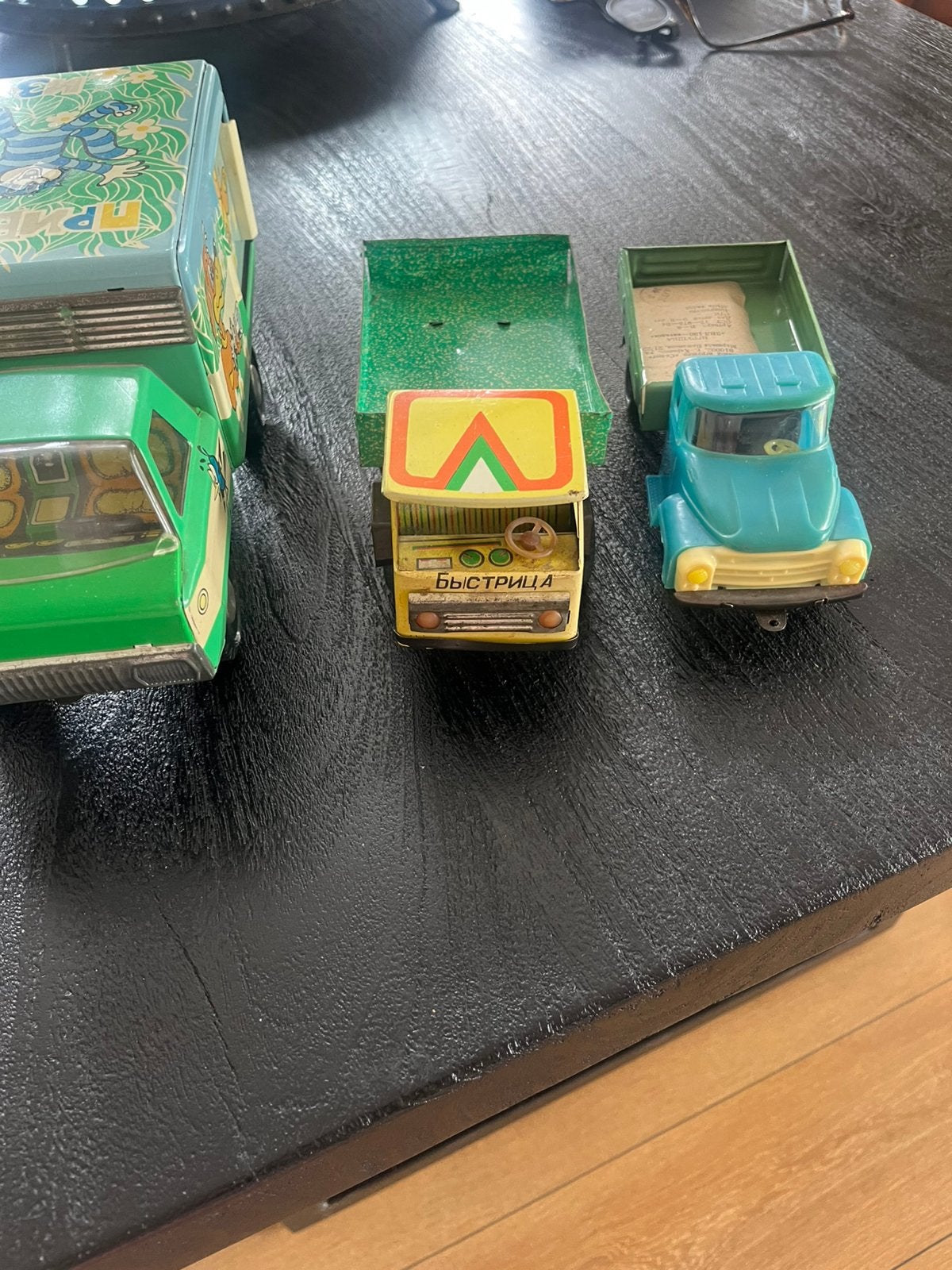 3 Russische auto’s, Antiek en Kunst, Antiek | Speelgoed, Ophalen of Verzenden