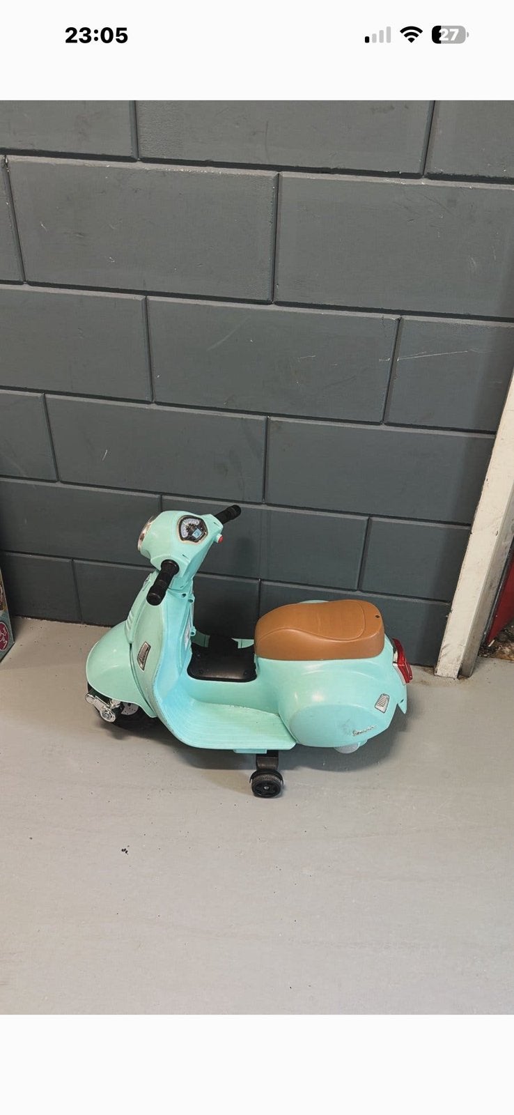 Elektrische scooter mini vespa, Ophalen of Verzenden, Zo goed als nieuw