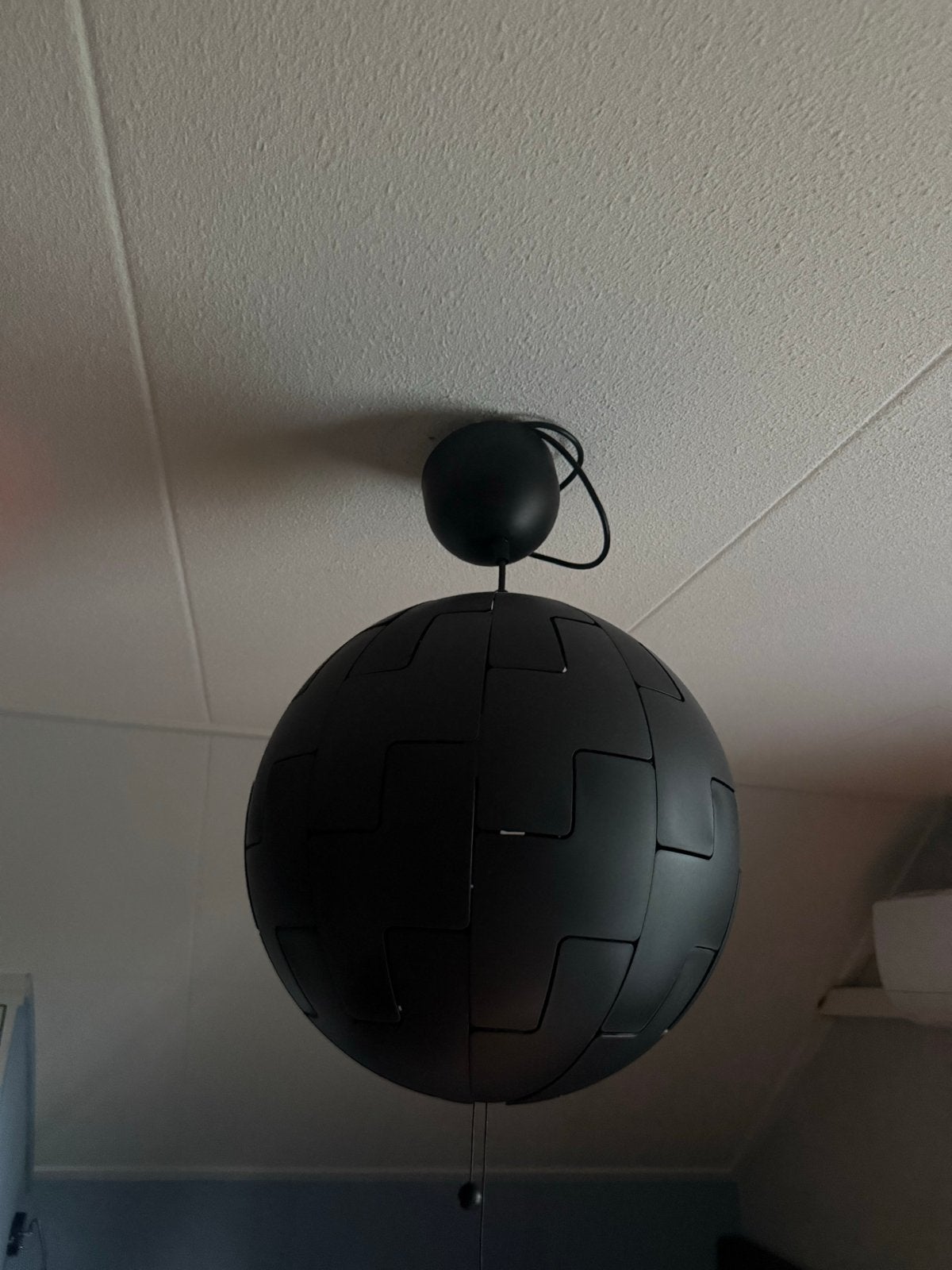 IKEA PS 2014 Hanglamp - Zwart, Veranderlijke Vorm, Ophalen of Verzenden, Zo goed als nieuw, Metaal, E27 (groot)