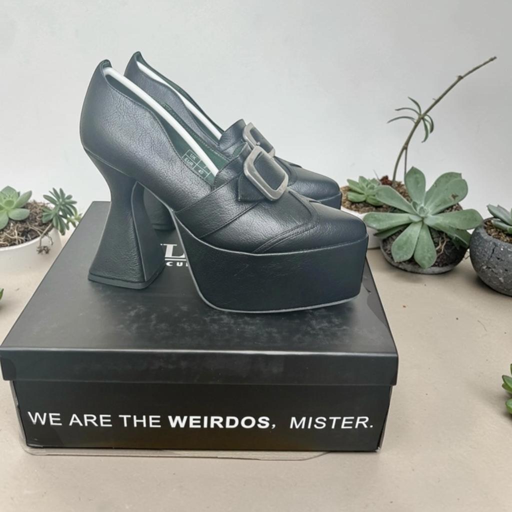 NWT Killstar Schoenen 41 Zwart Hakken Bewitching Platform, Verzenden, Zwart, Nieuw, K