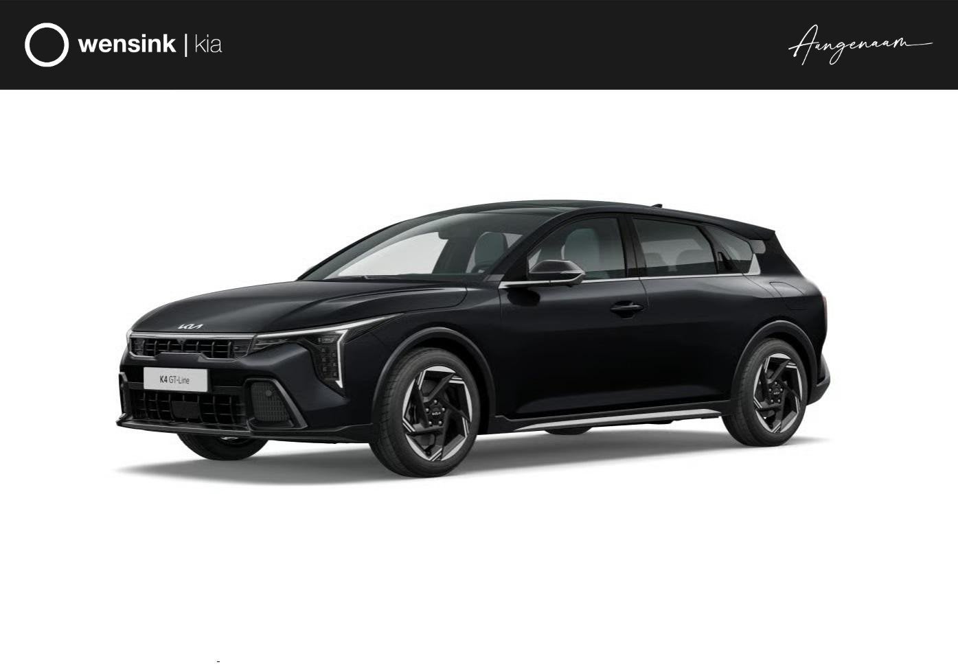 Kia K4 1.0 T-GDi MHEV GT-Line Launch Edition | Full LED-kopl, Auto's, Automatische klimaatregeling, Zwart, 1365 kg, Bedrijf