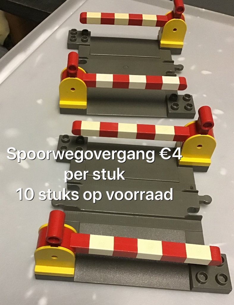 duplo rails wagons overgang brug trein, Ophalen of Verzenden, Duplo