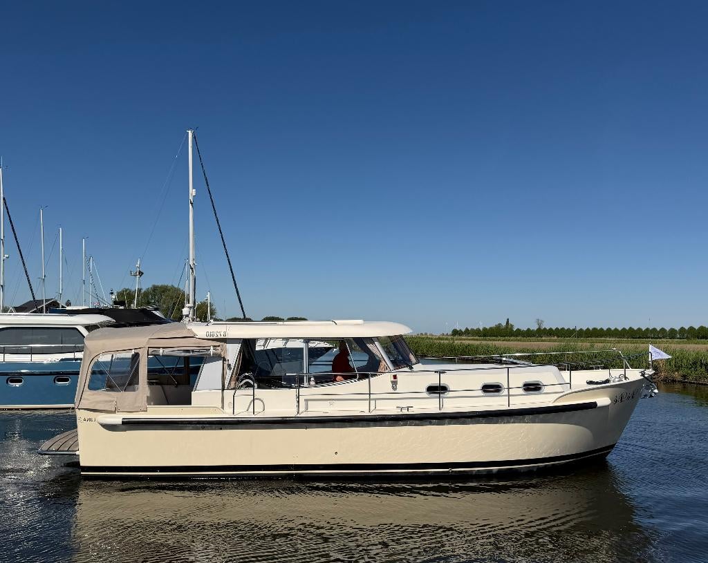 Luna 34, Watersport en Boten, Ophalen, Staal, Diesel, Zo goed als nieuw