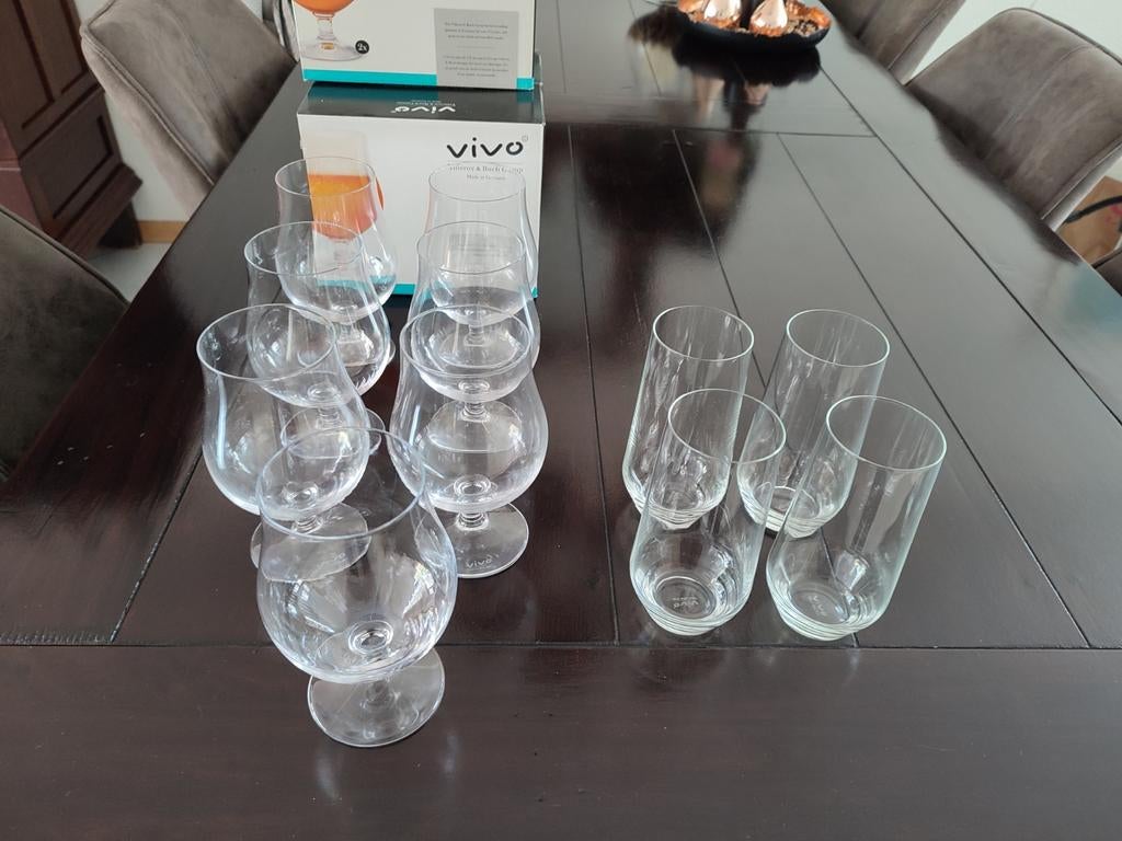Villeroy en Boch AH kristal glazen, Glas of Glazen, Nieuw, Ophalen of Verzenden, Glas