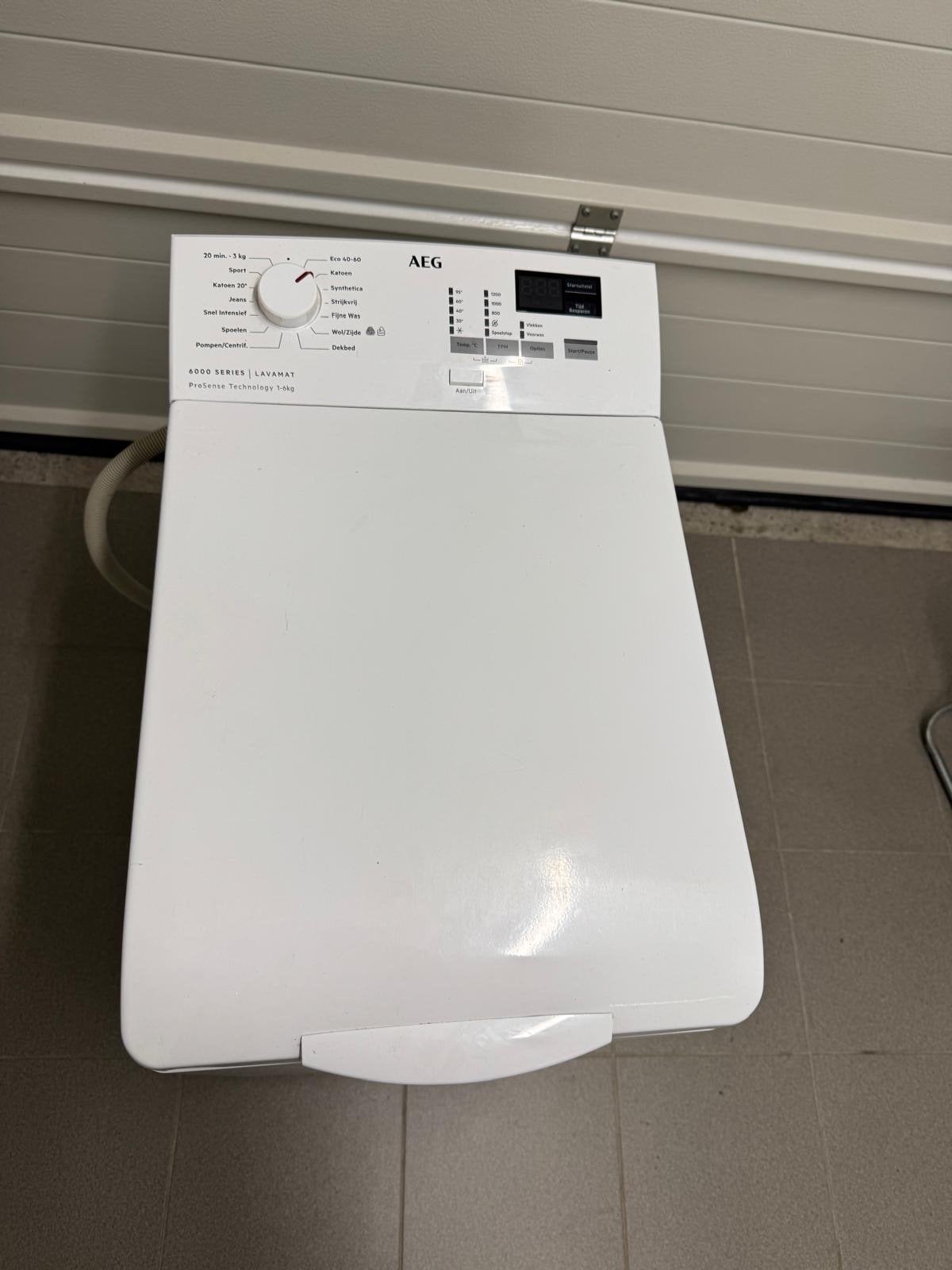 AEG Lavamat 6000 Series bovenlader wasmachine, Ophalen, 1200 tot 1600 toeren, 4 tot 6 kg, Bovenlader