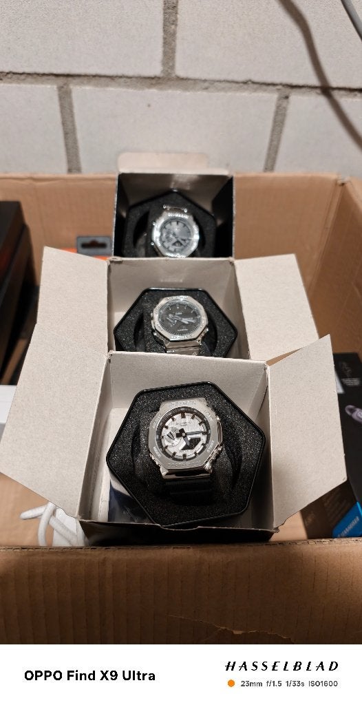 4x G-Shock horloges – 3x GM-B2100 + 1x GM-2100, Sieraden, Tassen en Uiterlijk, Horloges | Heren, Casio, Staal, Polshorloge, Nieuw