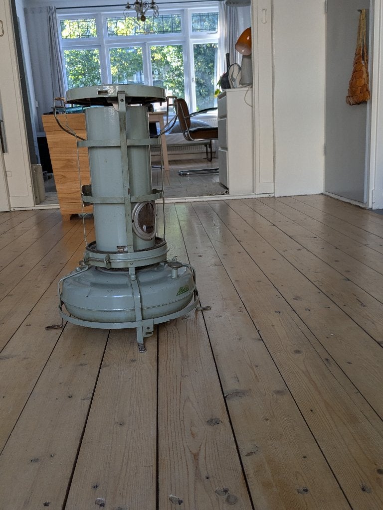 Vintage Petroleumkachel - Aladdin Blue Flame, Gebruikt, Overige brandstoffen, Petroleumkachel, Ophalen of Verzenden