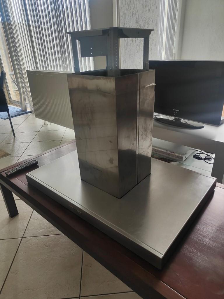 Bauknecht eilandafzuigkap van 90 cm, Witgoed en Apparatuur, Afzuigkappen, Wandschouwkap, Ophalen