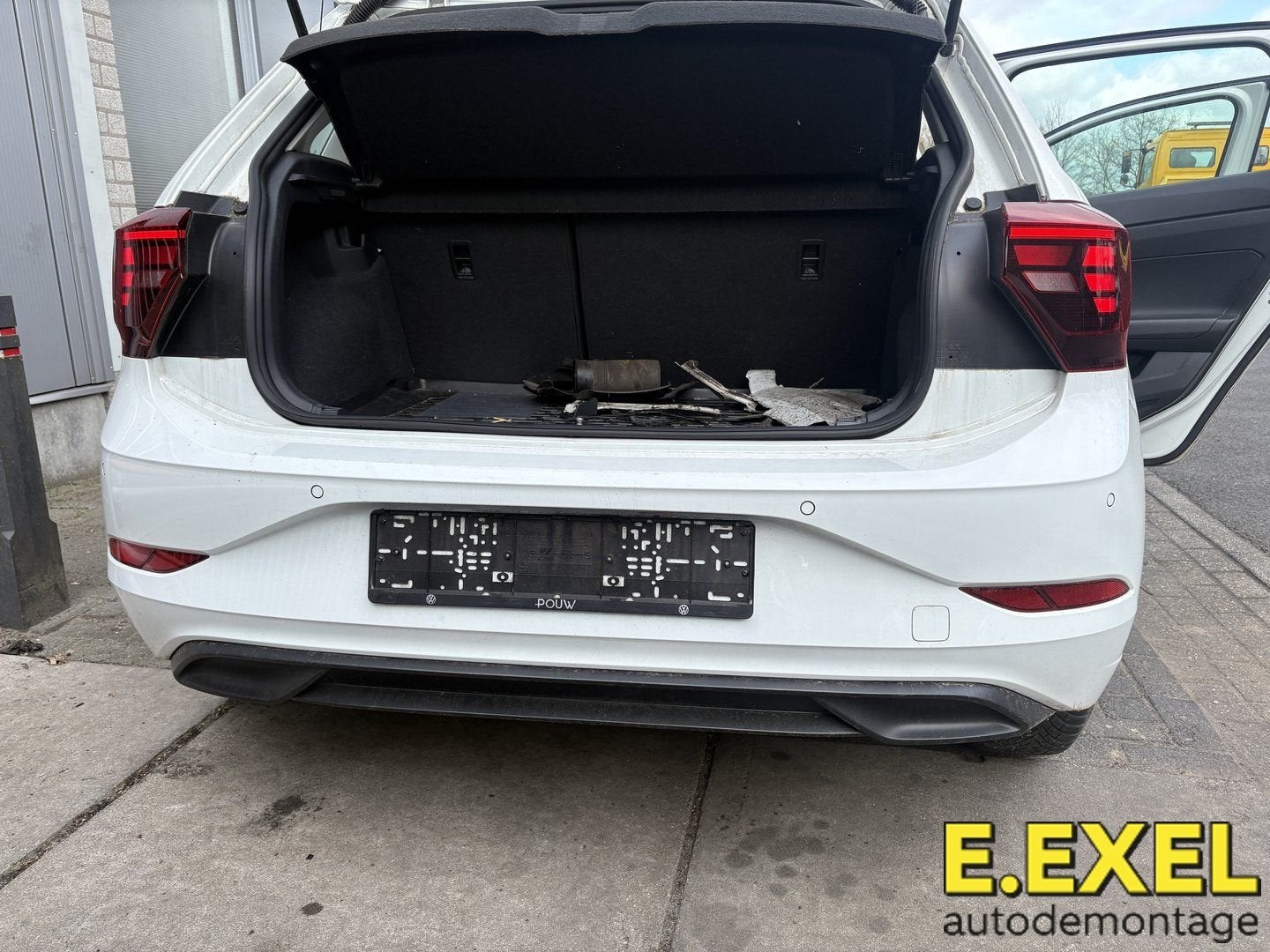 Achterbumper Volkswagen Polo AW1 Vanaf 2020 WIT, Auto-onderdelen, Gebruikt, -, Volkswagen, Ophalen of Verzenden