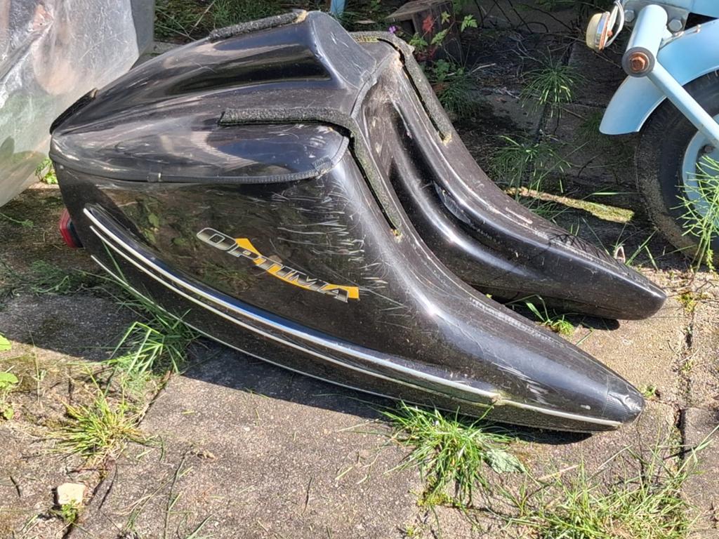 Optima glasvezel tailbag voor ligfiets, Ophalen of Verzenden
