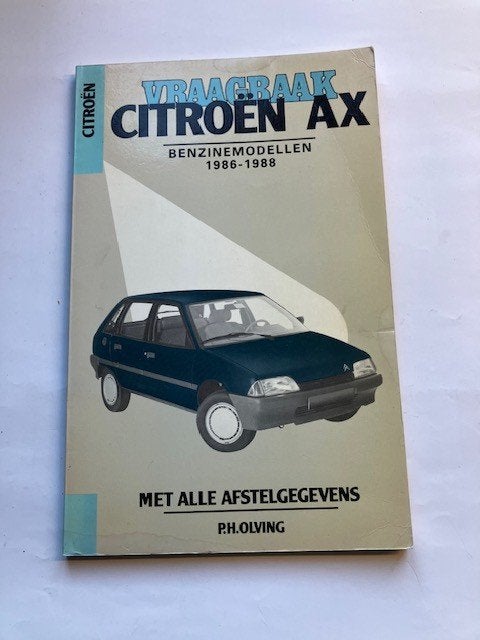 Vraagbaak        Citroën  AX        1986  -  1988, Ophalen of Verzenden