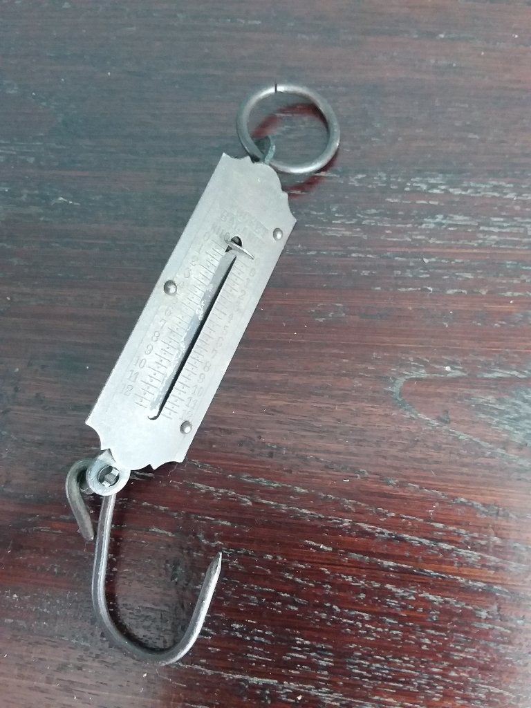 oude unster weeghaak pocket balance ong.  1940, Ophalen of Verzenden