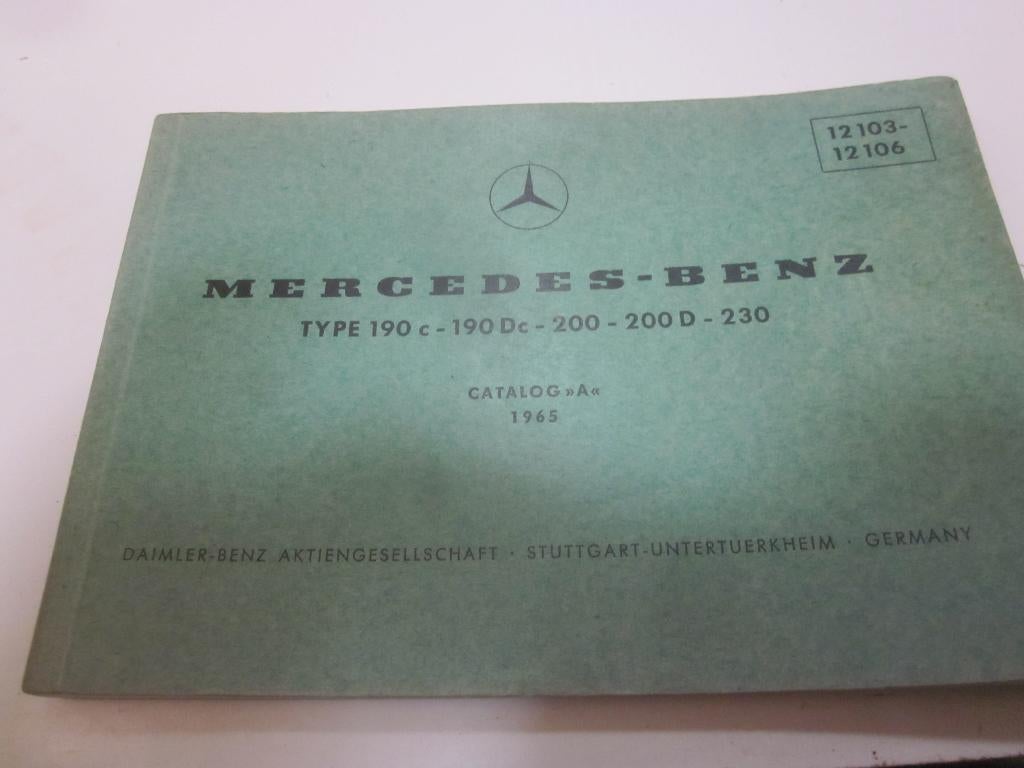 mercedes auto boek instructie, Algemeen, Ophalen of Verzenden, Onbekend, Gelezen