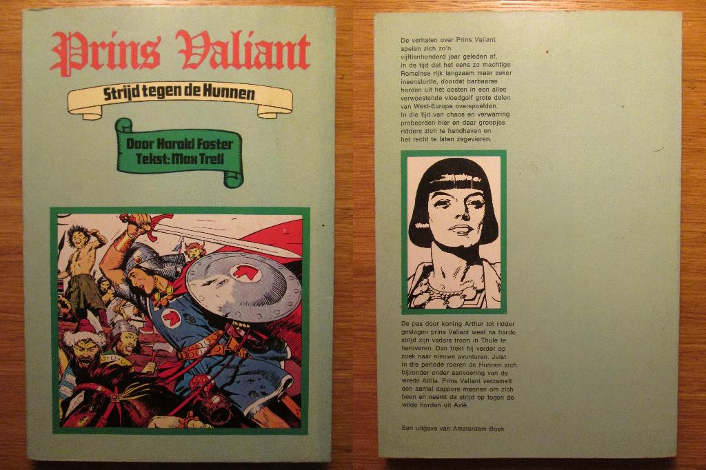 Prins Valiant - Strijd tegen de Hunnen (SC), Gelezen, Eén stripboek, Harold Foster, Ophalen of Verzenden