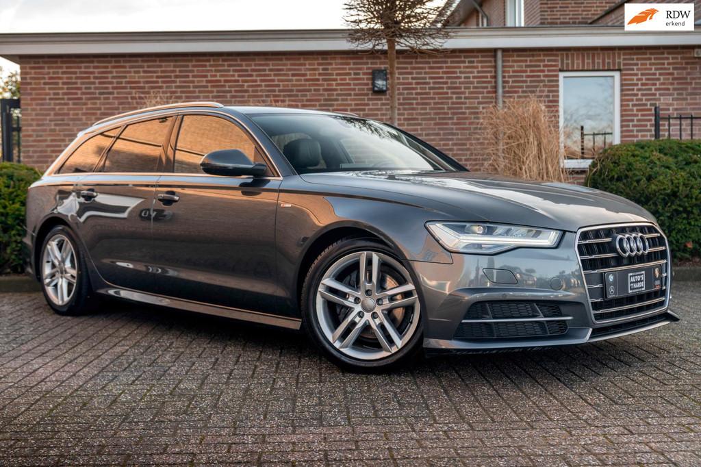 Audi A6 Avant 1.8 TFSI ultra Advance Sport 190 PK S-Line Ful, Origineel Nederlands, 93 €/maand, 750 kg, Leder en Alcantara