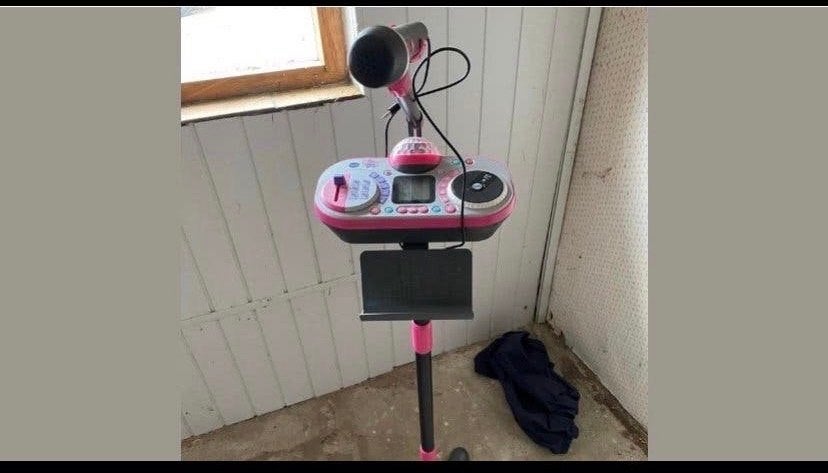 VTech Kidi Super Star karaoke set voor kinderen, Ophalen of Verzenden, Gebruikt, Complete set