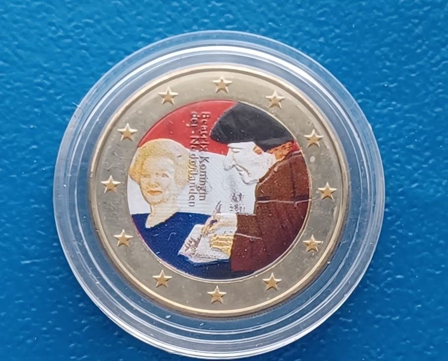 2 euro 2011 - 500e verjaardag van Lof der Zotheid  Erasmus, Postzegels en Munten, Munten | Nederland, Verzenden, Koningin Beatrix