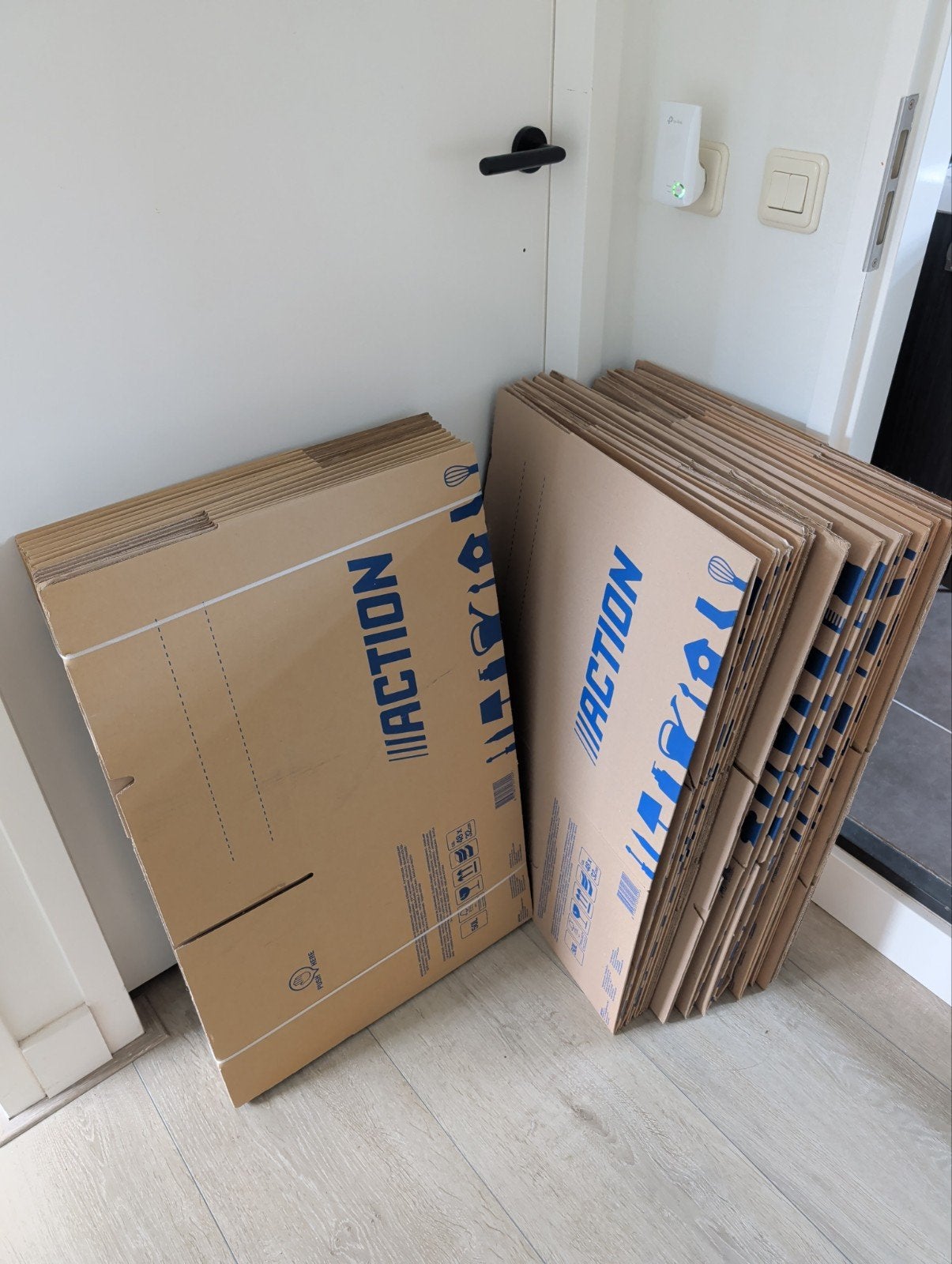 Verhuisdozen nieuw en gebruik, Ophalen, Doos, 40 tot 60 cm, Opvouwbaar
