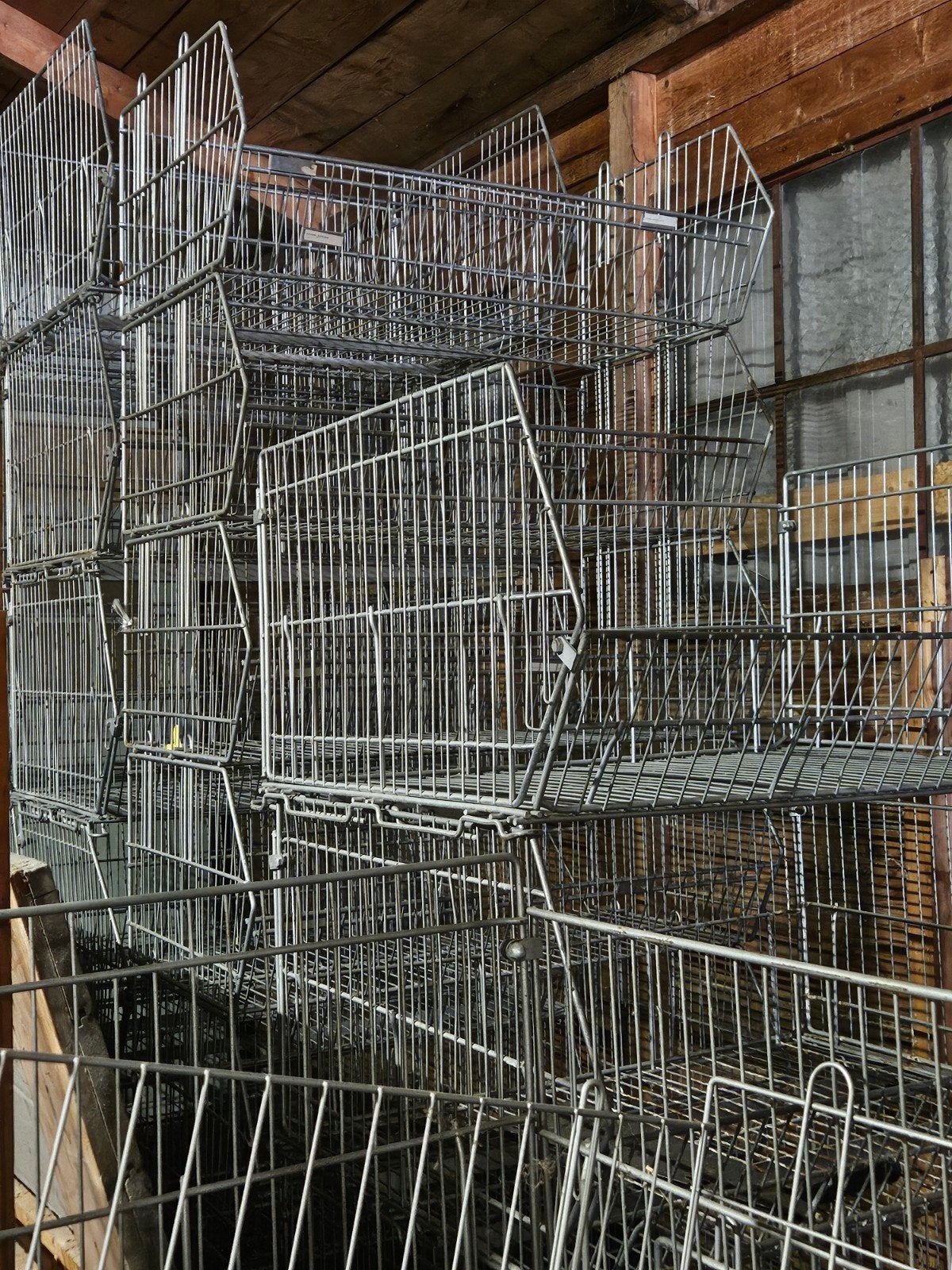 Stapelbare draadmanden voor winkel, industrie of opslag, Ophalen of Verzenden