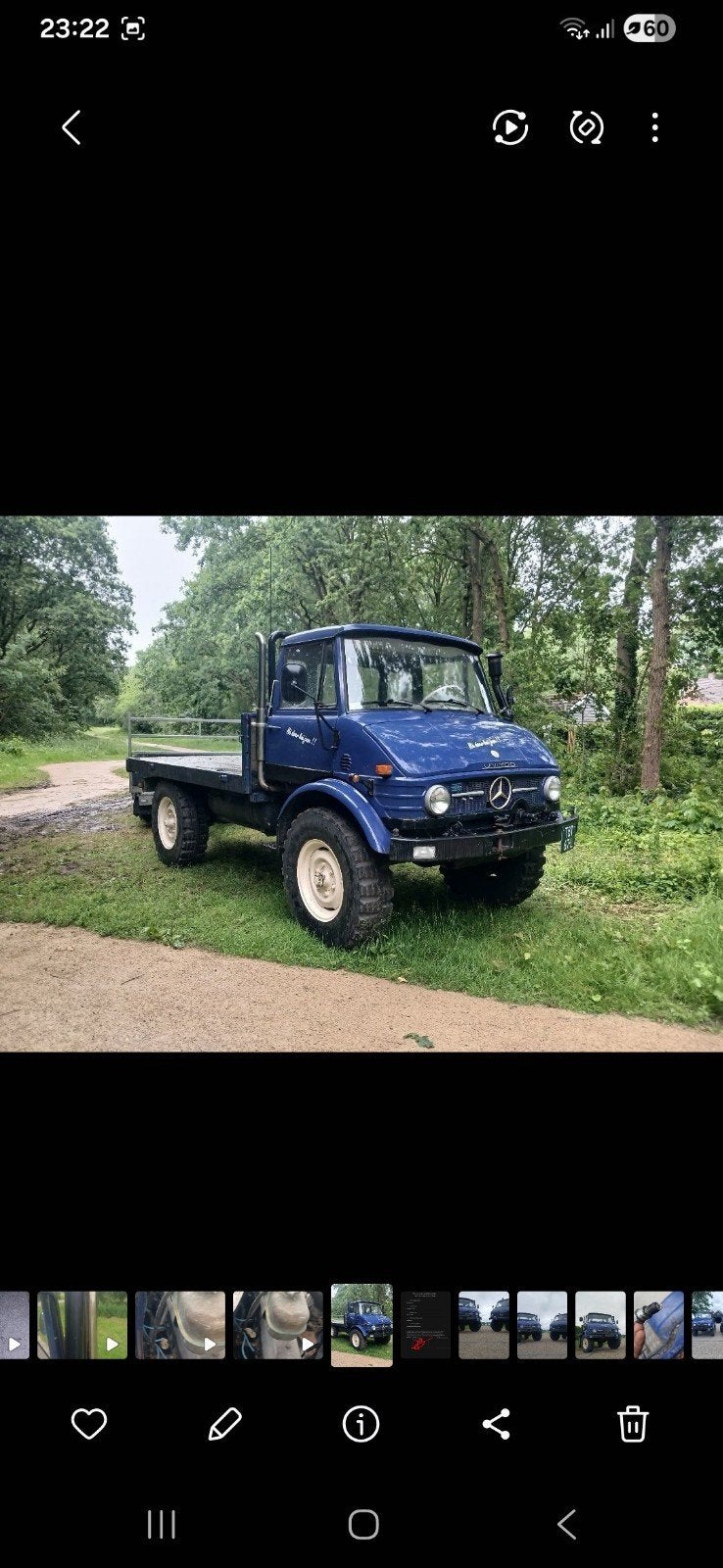 Mooie Unimog 404 lpg 6 cil, Auto's, Particulier, Te koop