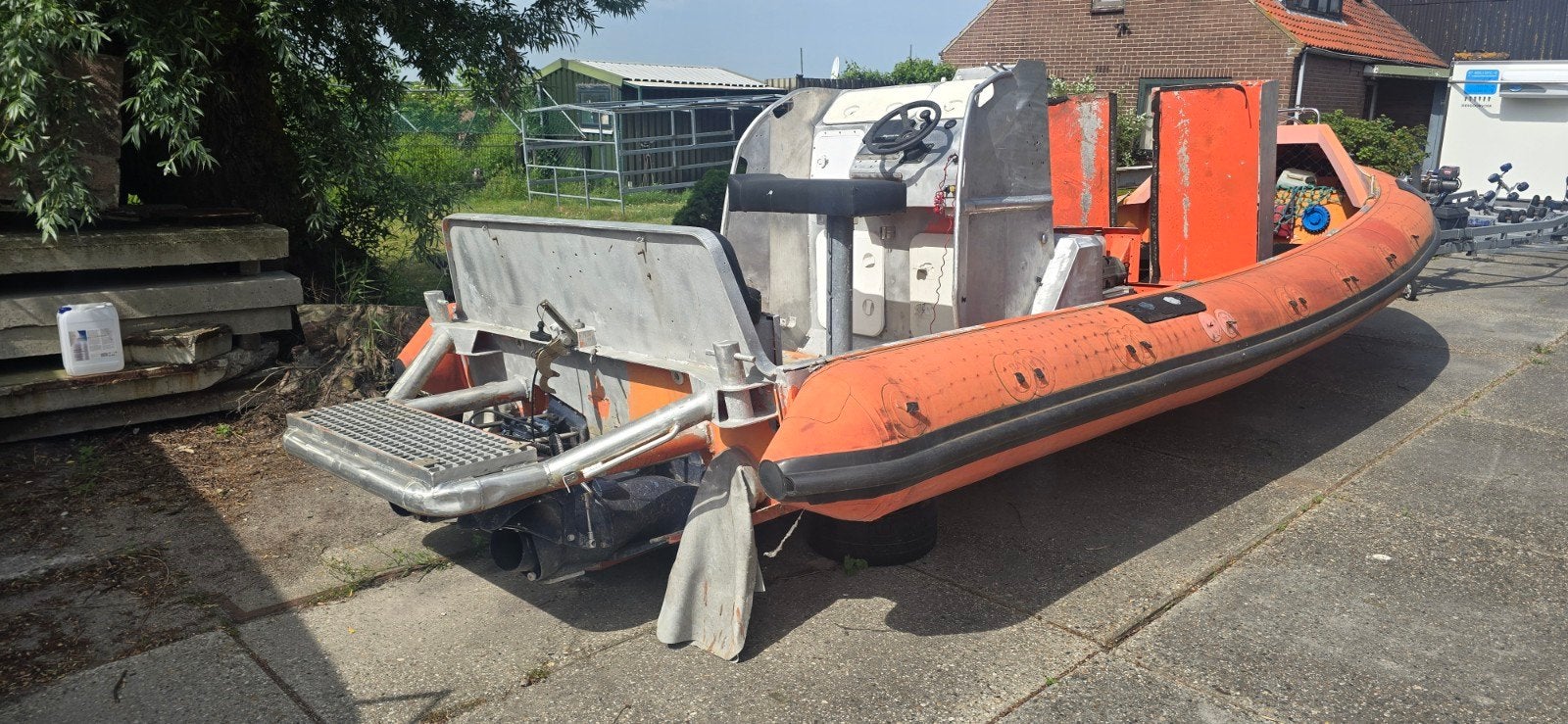 Alusafe 770 twin om606 marine twin turbo diesel!, Watersport en Boten, Ophalen of Verzenden, Aluminium, Diesel