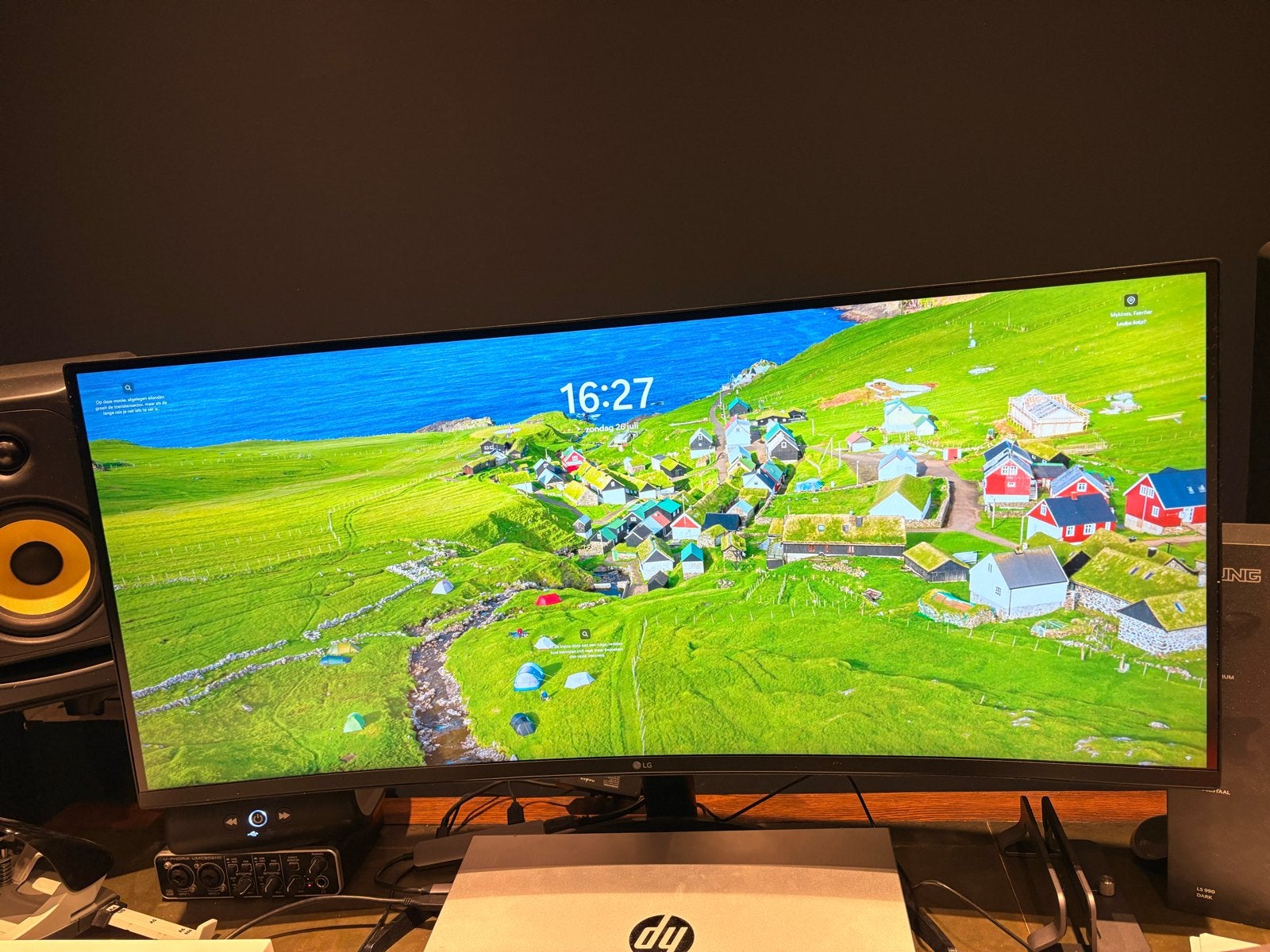 LG Ultrawide Curved Monitor - 34 inch, Computers en Software, Monitoren, Ophalen, Zo goed als nieuw, Curved