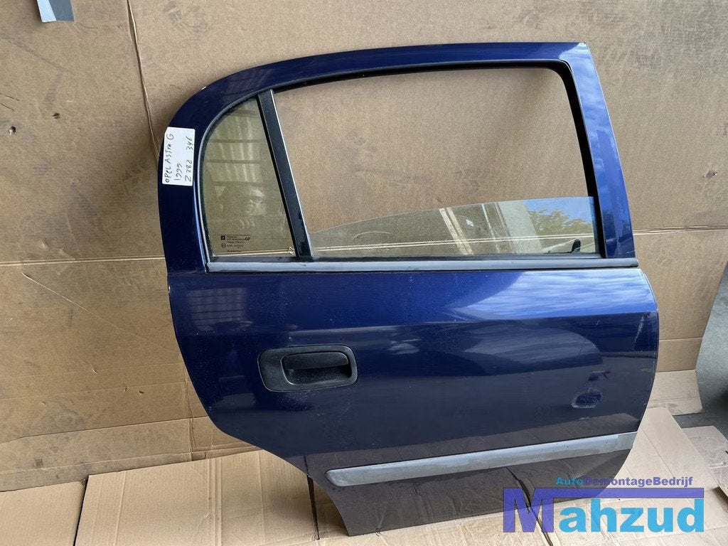 OPEL ASTRA G Blauw Z282 Rechts Achter deur portier 5 deurs, Auto-onderdelen, Carrosserie en Plaatwerk, Deur, Opel, Achter, Rechts