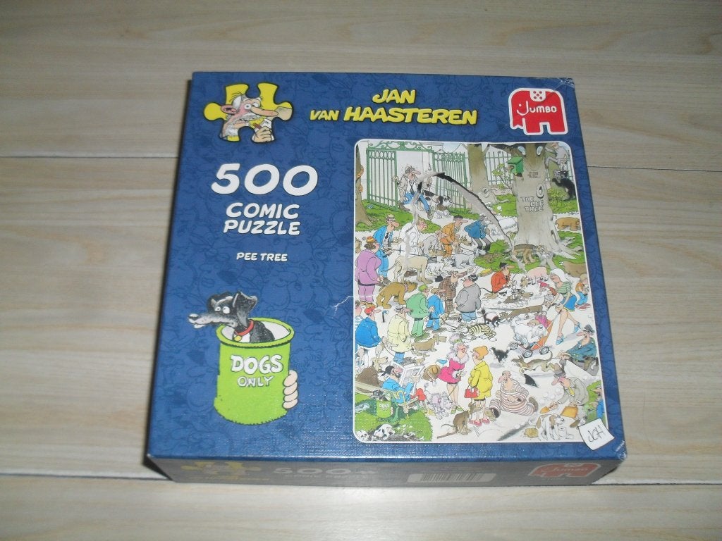 Jan van Haasteren puzzle 500 stukjes Pee Tree, Ophalen, 500 t/m 1500 stukjes, Zo goed als nieuw, Legpuzzel