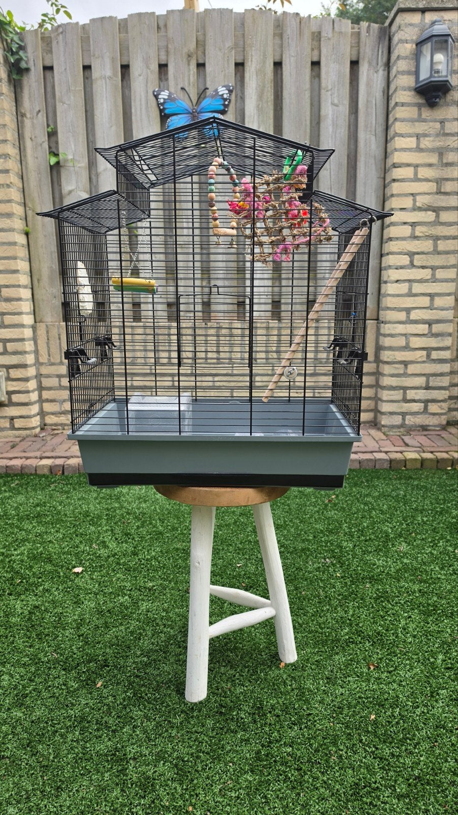 vogelkooi, Ophalen, Zo goed als nieuw, Metaal, Vogelkooi