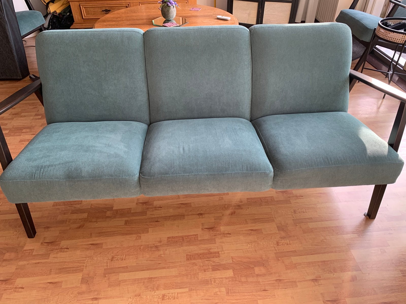 3 zits bankstel, Ophalen, Hout, 150 tot 200 cm, Tweepersoons
