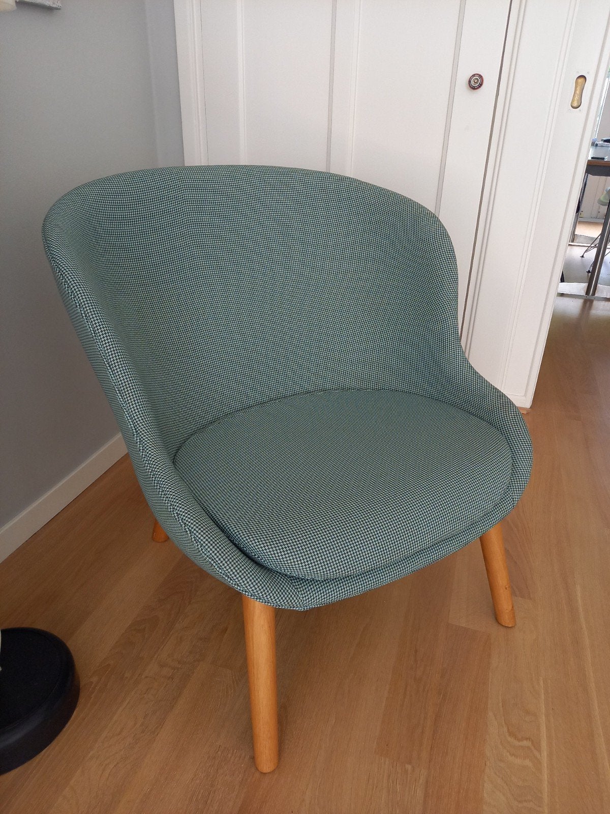 Normann Copenhagen Hyg Lounge Chair - design - nieuwstaat, Ophalen, Blauw, Zo goed als nieuw, Stof