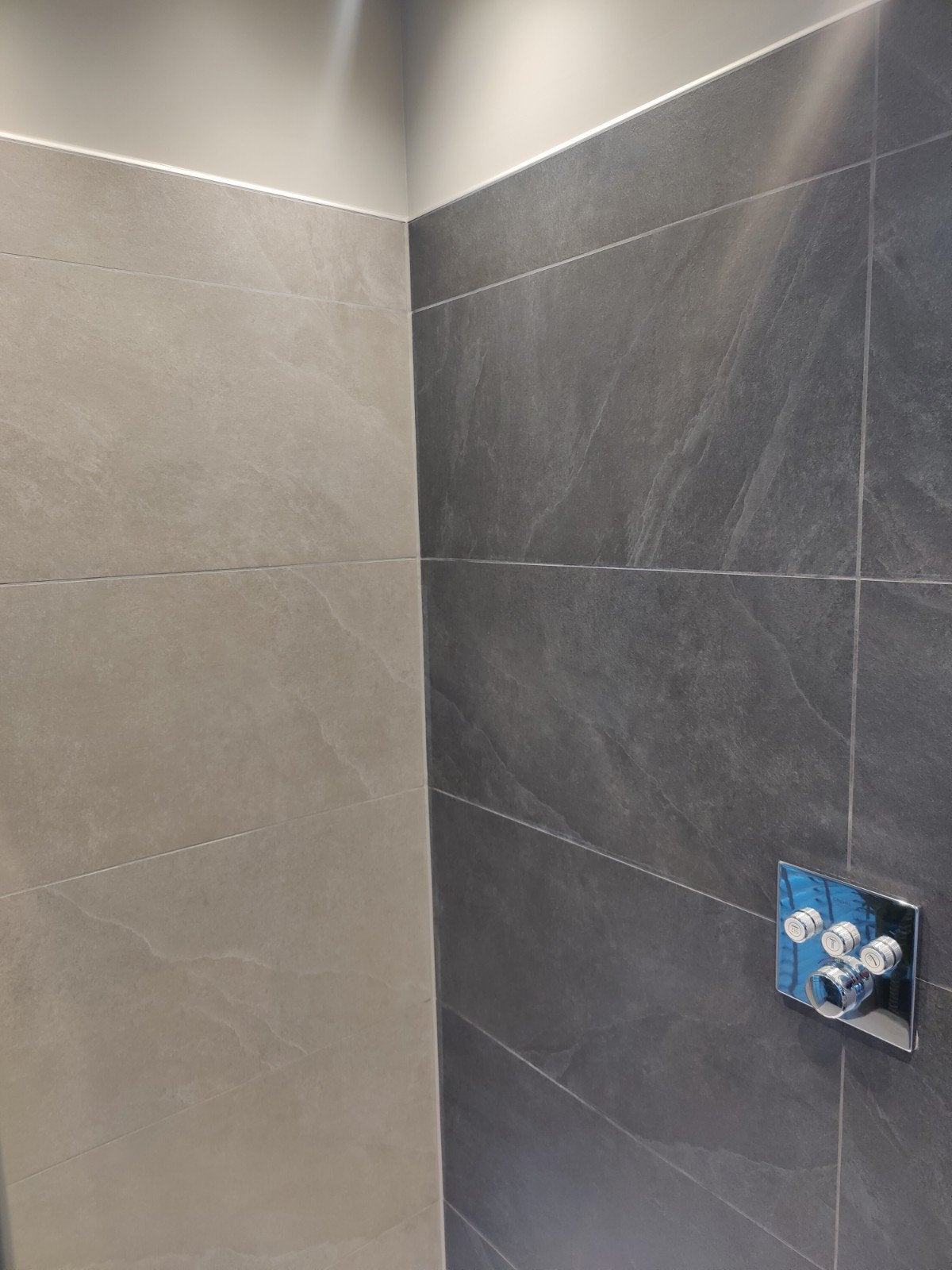 Grafiet & Taupe Tegels - Vloer/Wand - 23.84 m², Doe-het-zelf en Verbouw, Tegels, Ophalen, 60 cm of meer, Keramiek, Zo goed als nieuw