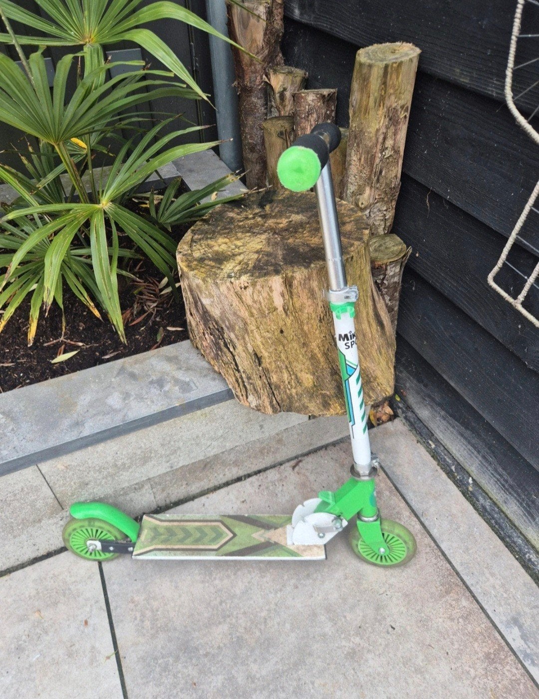 Groene step voor kinderen - Gebruikt, Fietsen en Brommers, Steps, Ophalen of Verzenden, Gebruikt, Gewone step, Mini Sport