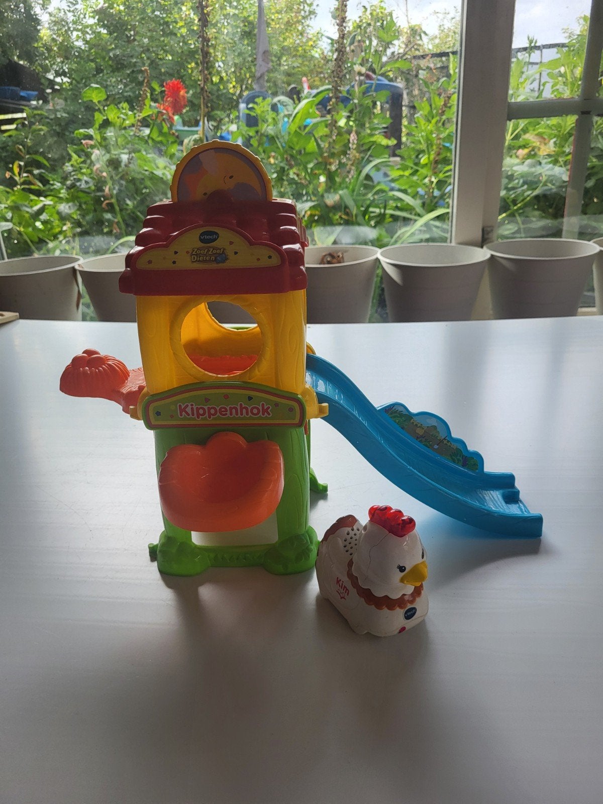 VTech Zoef Zoef Dieren Kippenhok met interactieve kip kim, Ophalen of Verzenden, Zo goed als nieuw, 6 maanden tot 2 jaar