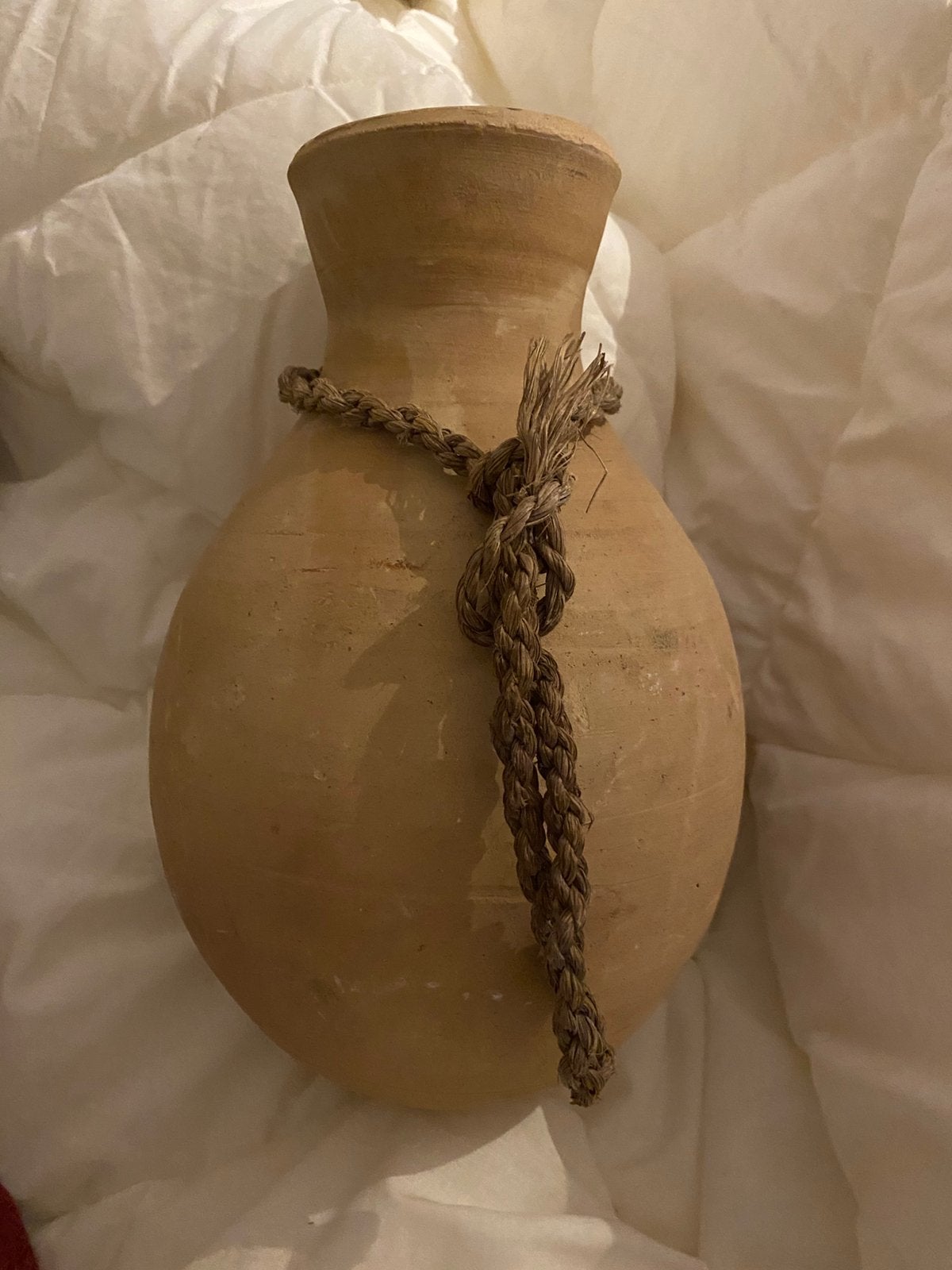 Boho ibiza Ottomaanse kruik waterkruik vaas stenen pot sabi, Ophalen, Nieuw