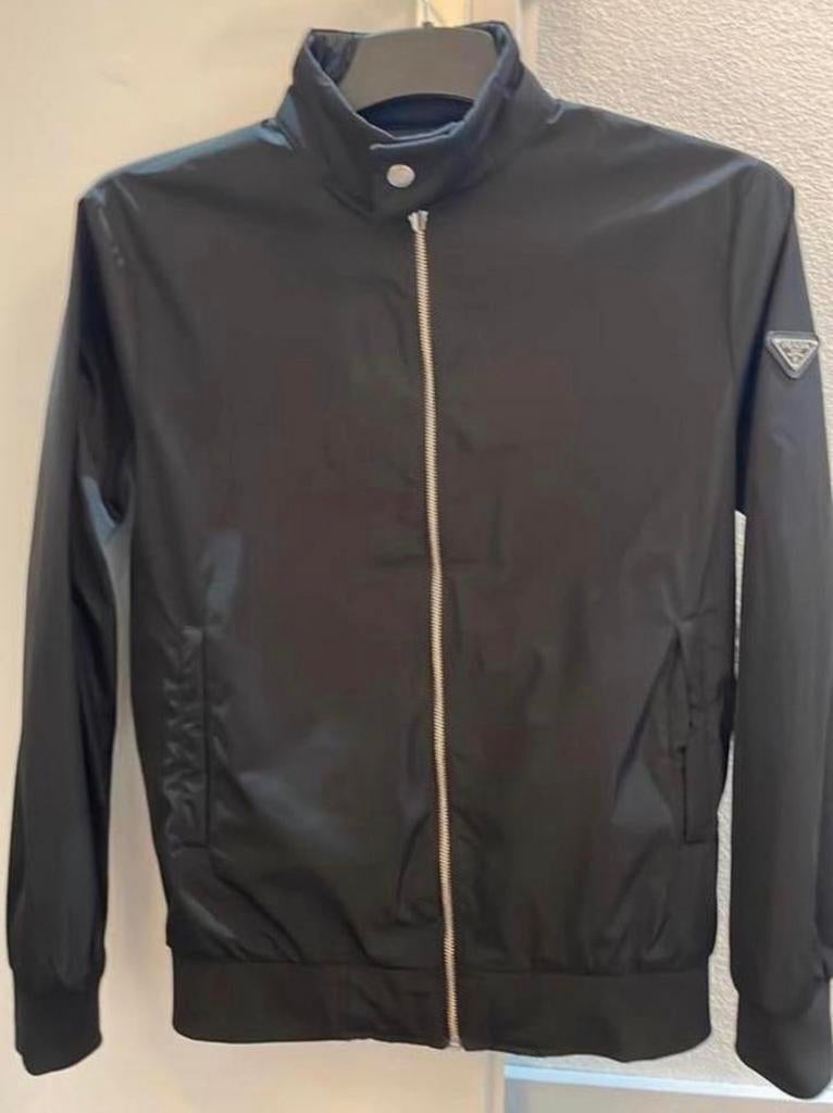 Prada jas, Kleding | Heren, Jassen | Zomer, Ophalen of Verzenden, Zo goed als nieuw, Maat 48/50 (M), Zwart